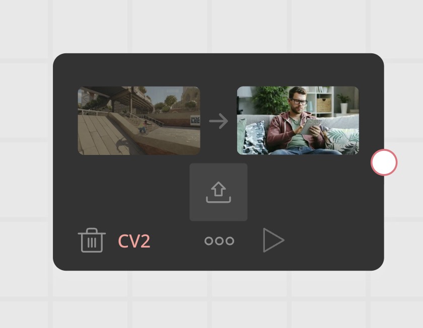 ChangeVideo operator with before and after preview
